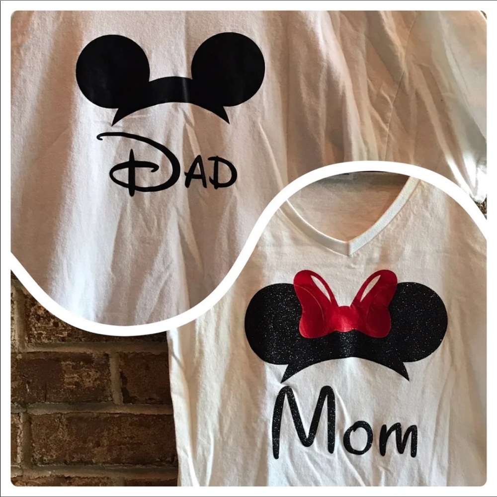 Couples matching disney tees